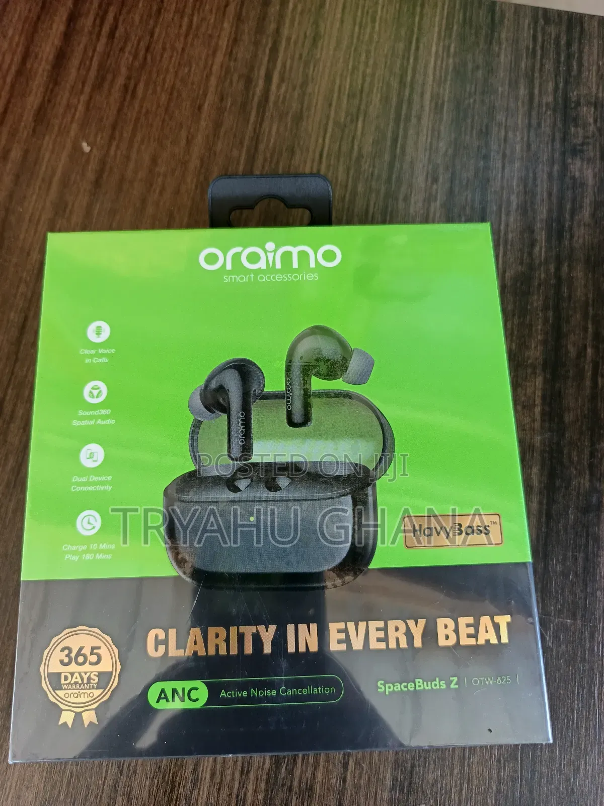 Oraimo Ear Buds (Otw-625) – Wireless Bluetooth Earbuds With Deep Bass