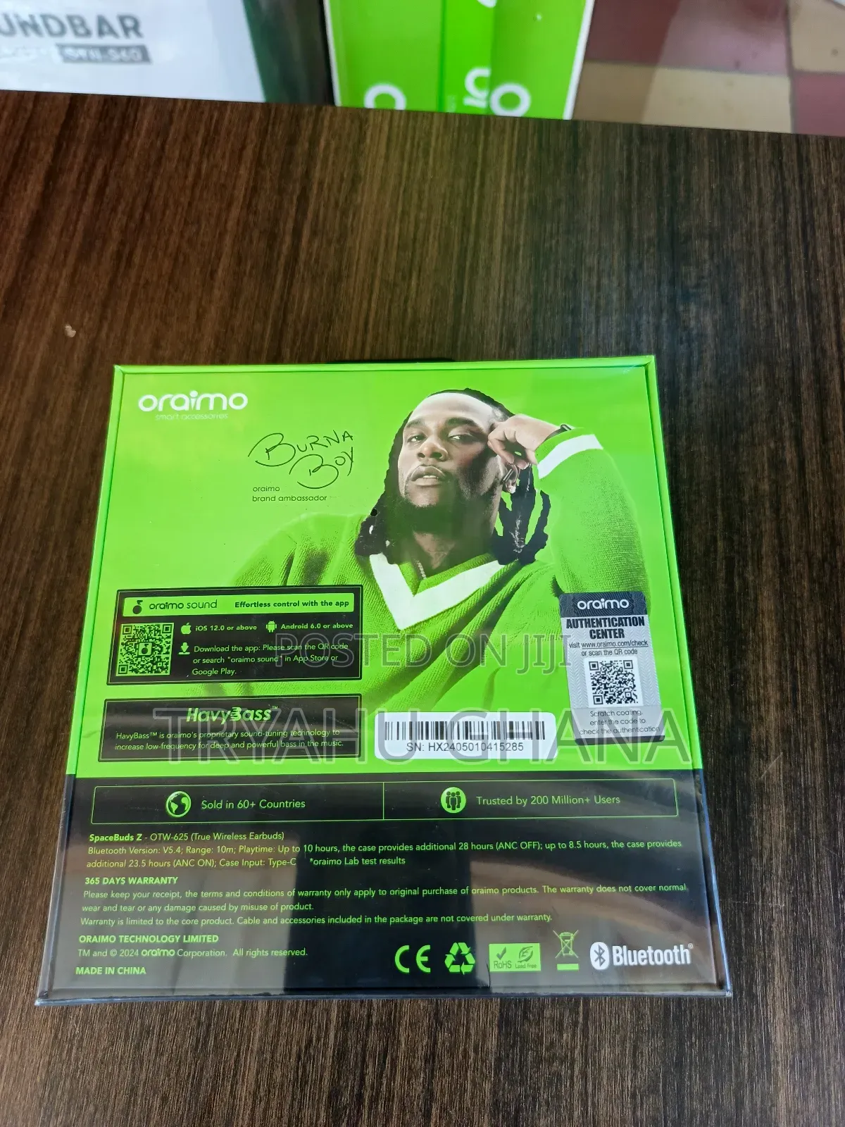 Oraimo Ear Buds (Otw-625) – Wireless Bluetooth Earbuds With Deep Bass