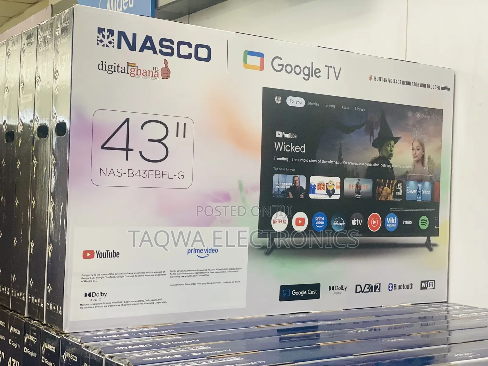 Amazing-nasco 43 Smart Google Tv