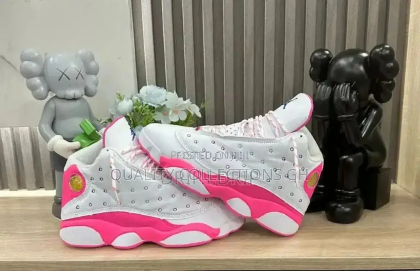 Jordan 13 White and Pink