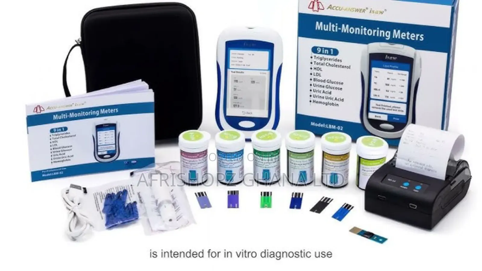 Cholesterol Test Machine With Printer
