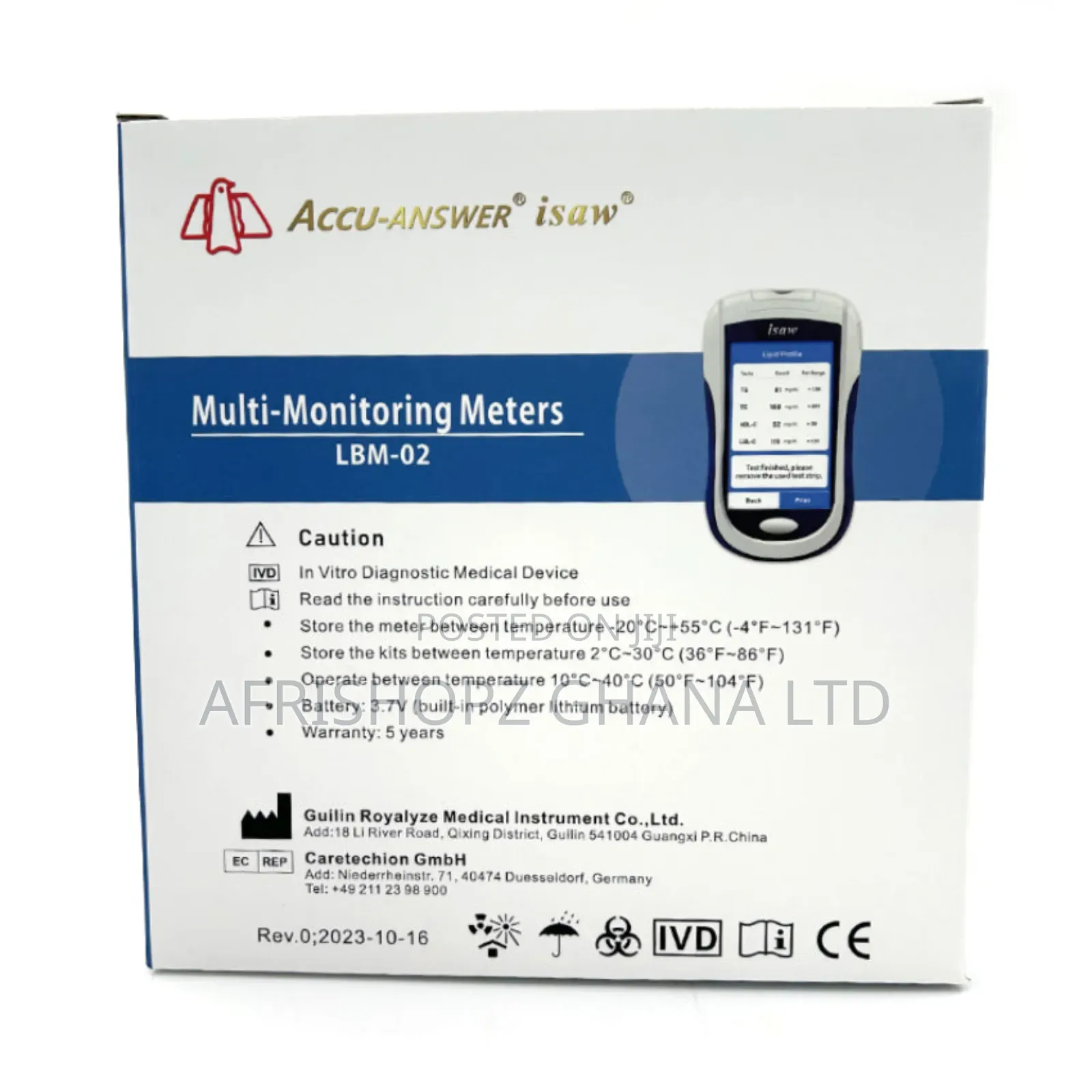 Cholesterol Test Machine With Printer