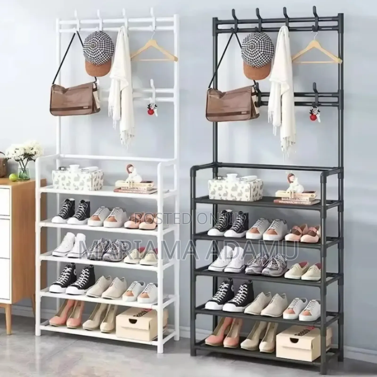 Shoe Rack With Hangers