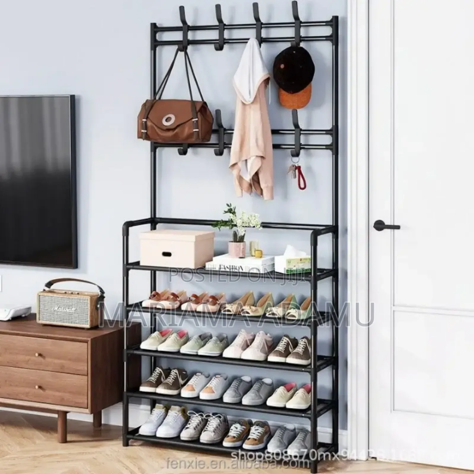 Shoe Rack With Hangers