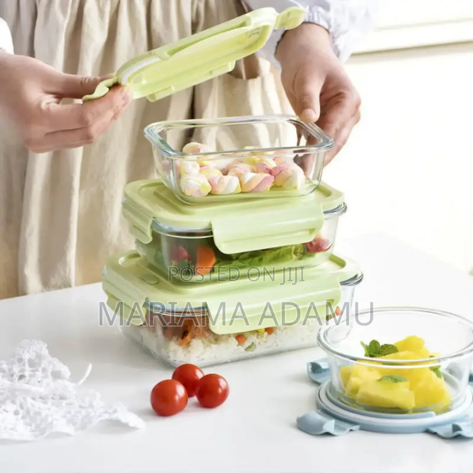 3pcs Glass Bowls Set