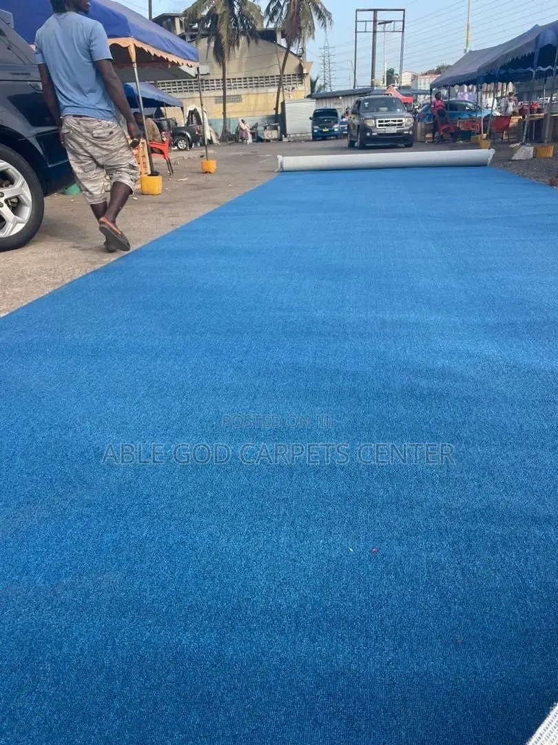 Original Quality Blue Woolen Carpet for Floor