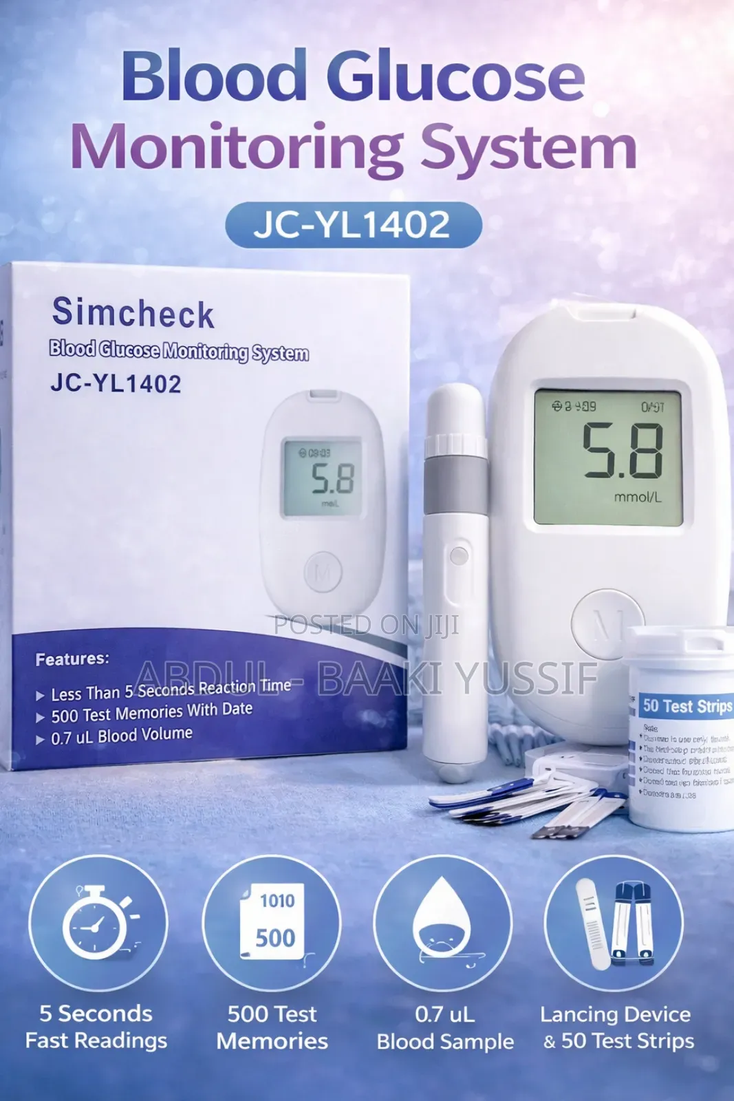 Simcheck Glucometer