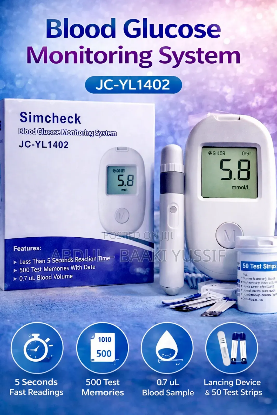 Simcheck Glucometer