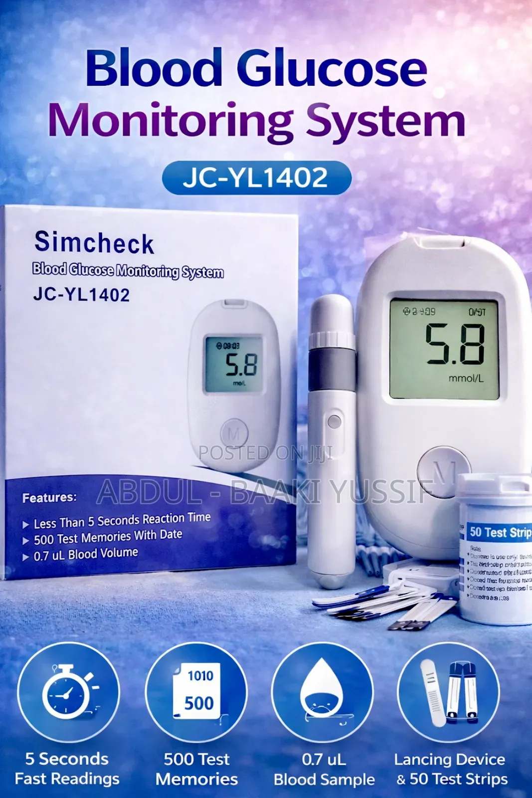 Simcheck Glucometer