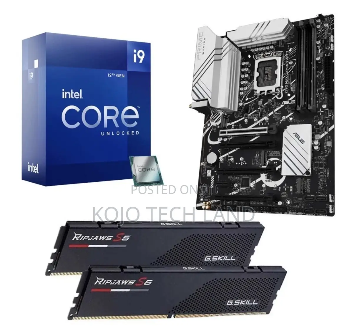 Intel I9 + Asus Z790 Max Gaming Wifi7 + G.Skill 32gb Bundle
