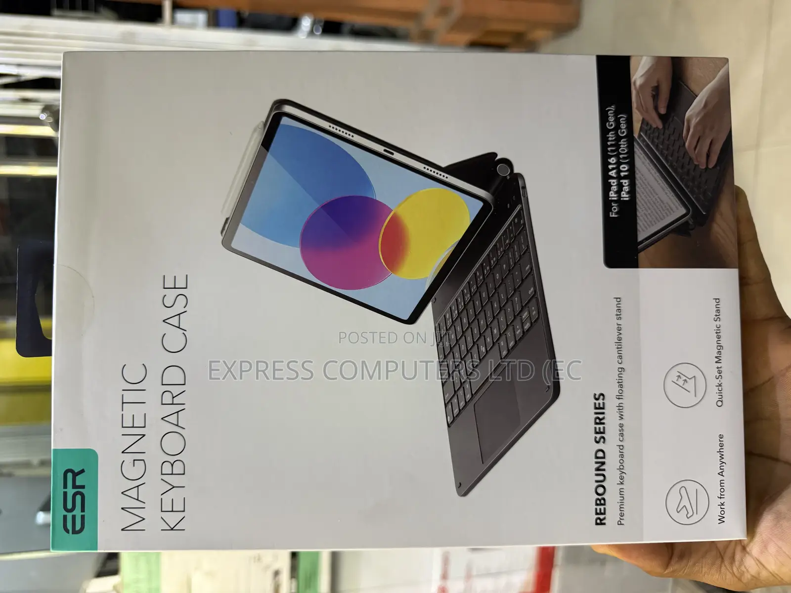 iPad 11th(A16, 2025)/10th Gen Esr Case With Magic Keyboard Original