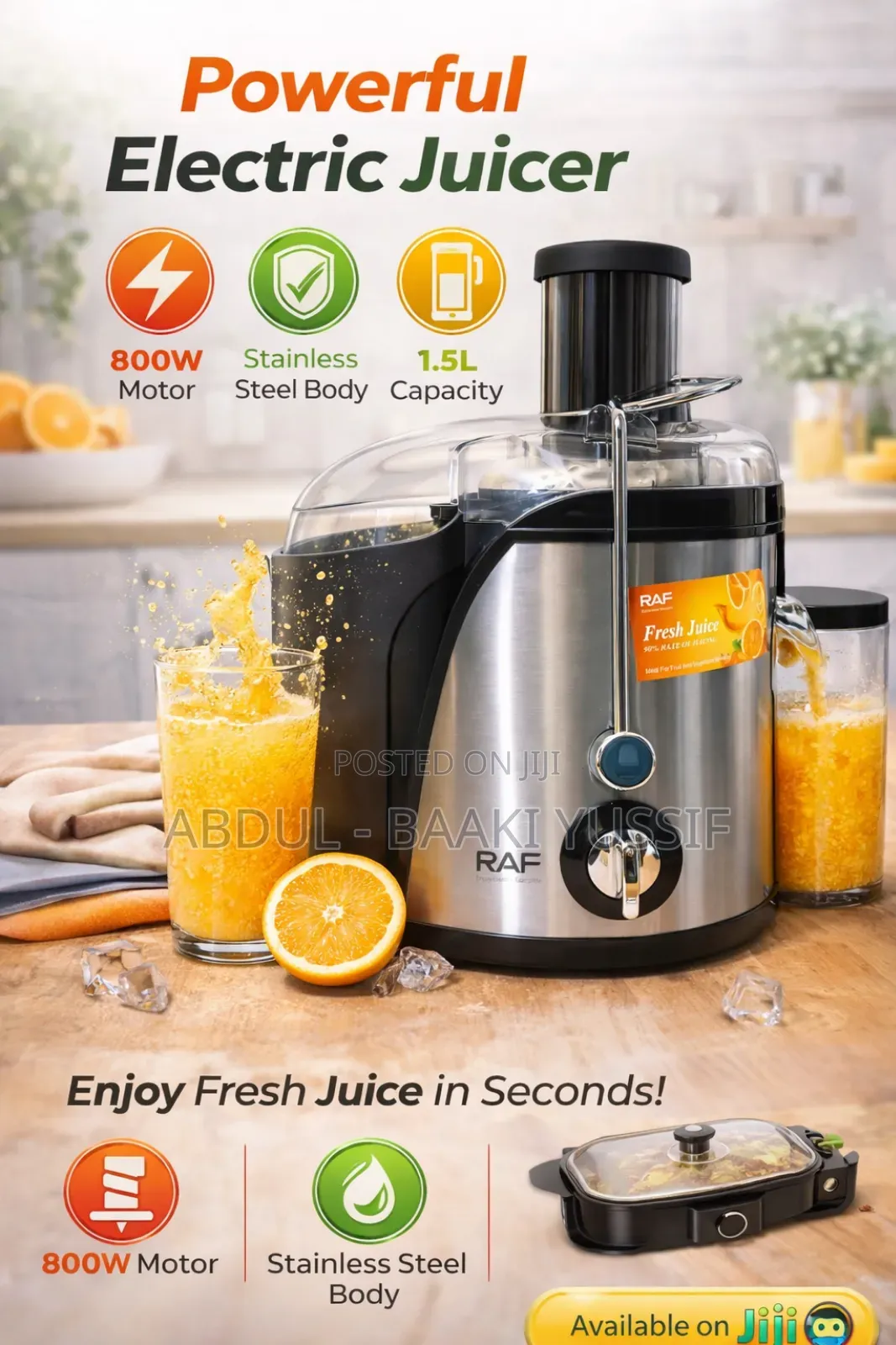 Fruits and Vegetables Juice Maker
