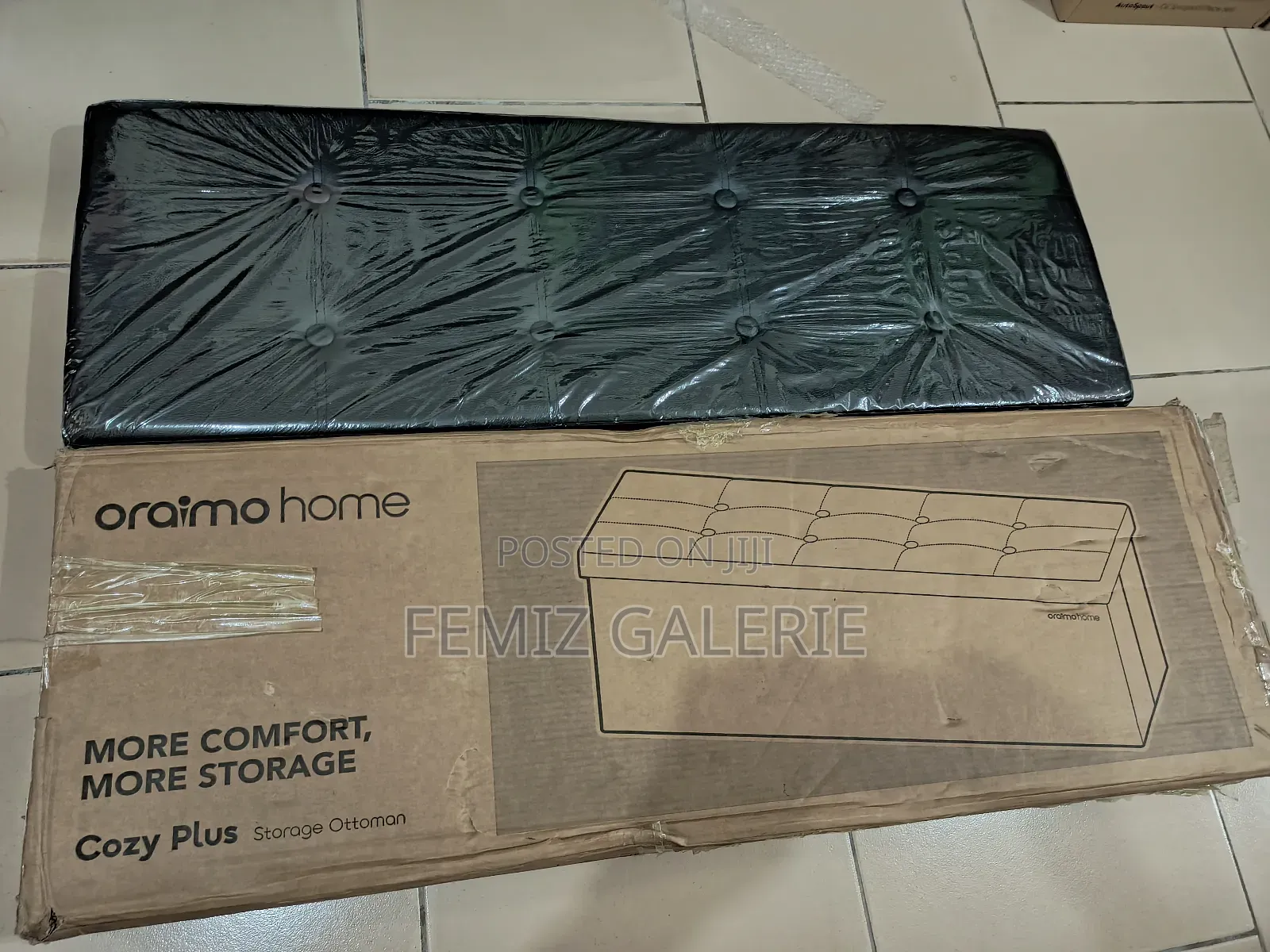 Oraimo Cozy Plus Extra-Large Foldable Design Storage Ottoman