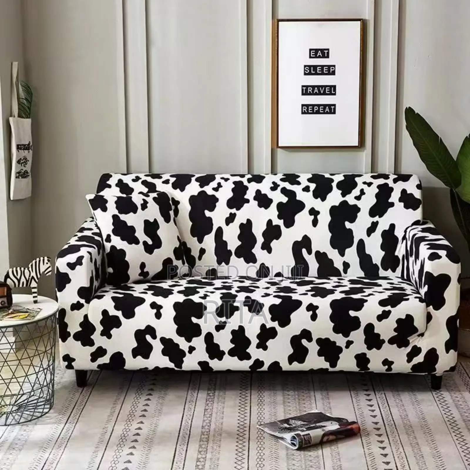 Milk Elastic Sofa Covers