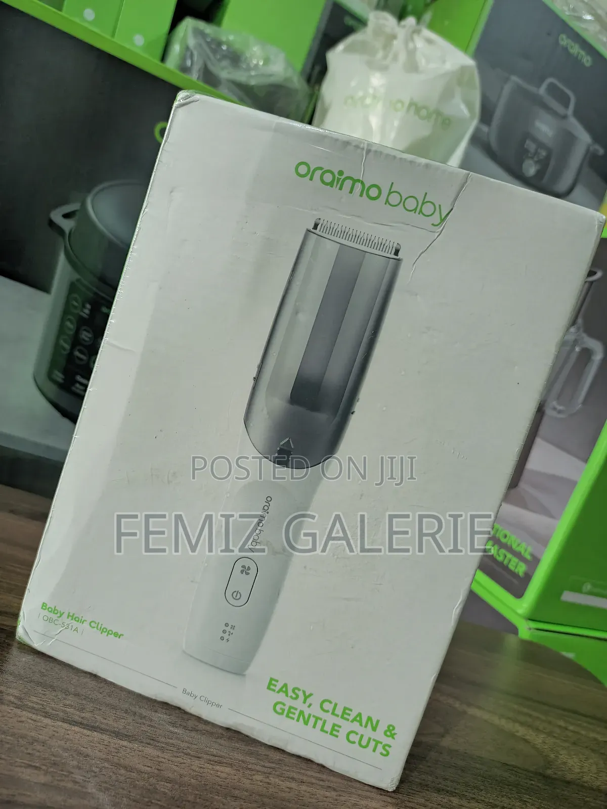 Oraimo Babyclipper Ipx7 Smart Vacuum Baby Hair Clipper