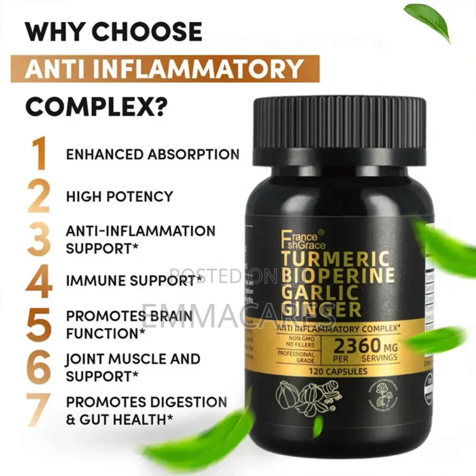 Organic Complex Tumeric, Curcumin