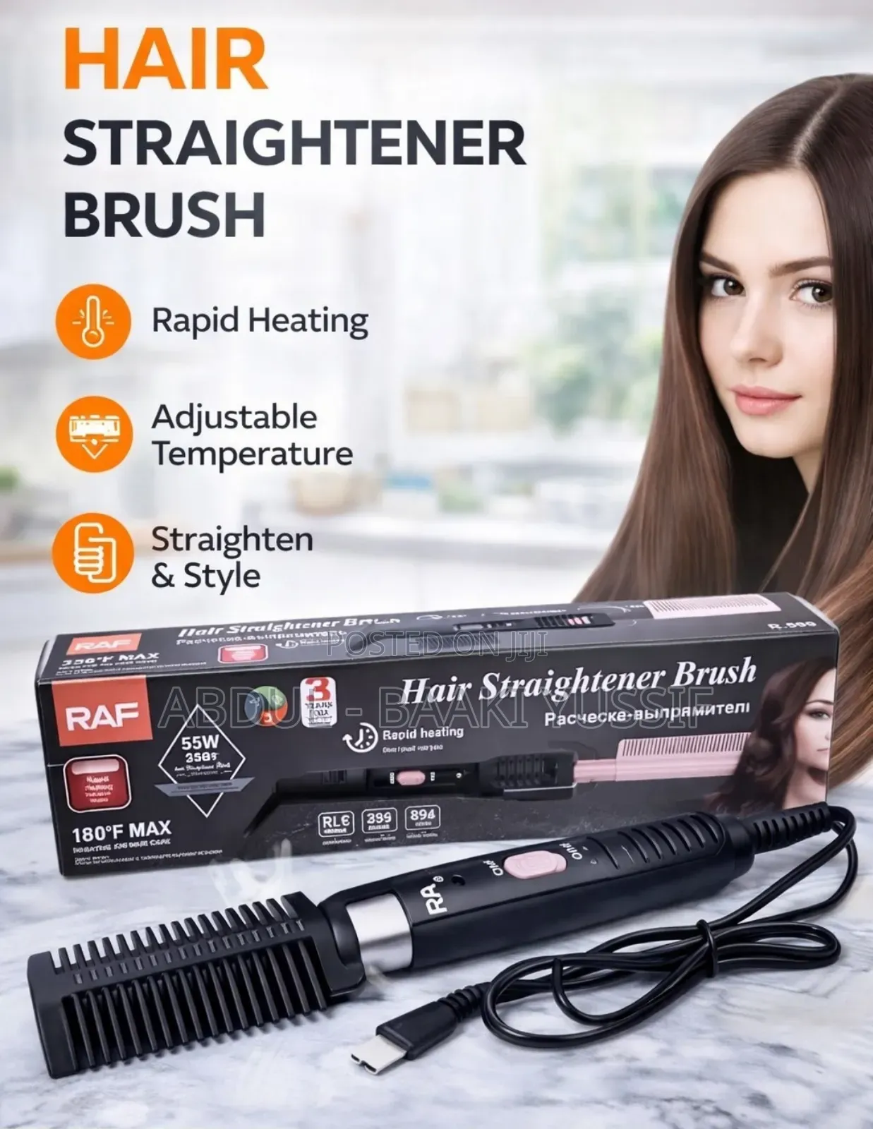 Hair Straightener Brush