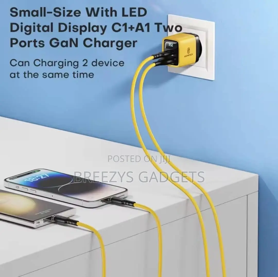 Asometech 35w Gan Charger Led Display