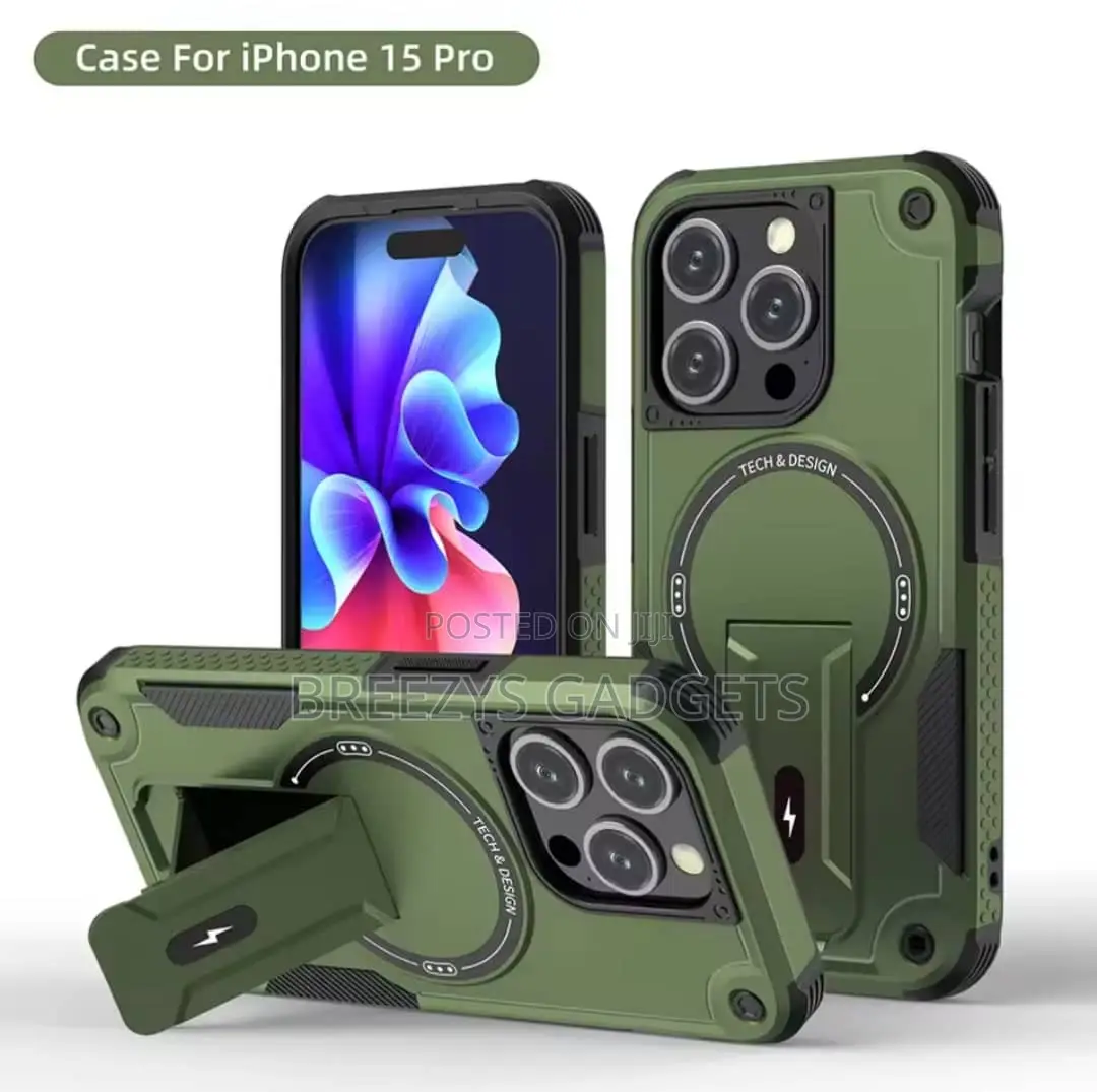 Cool Mecha for Magsafe Magnetic Stand Invisible Support iPhone Case