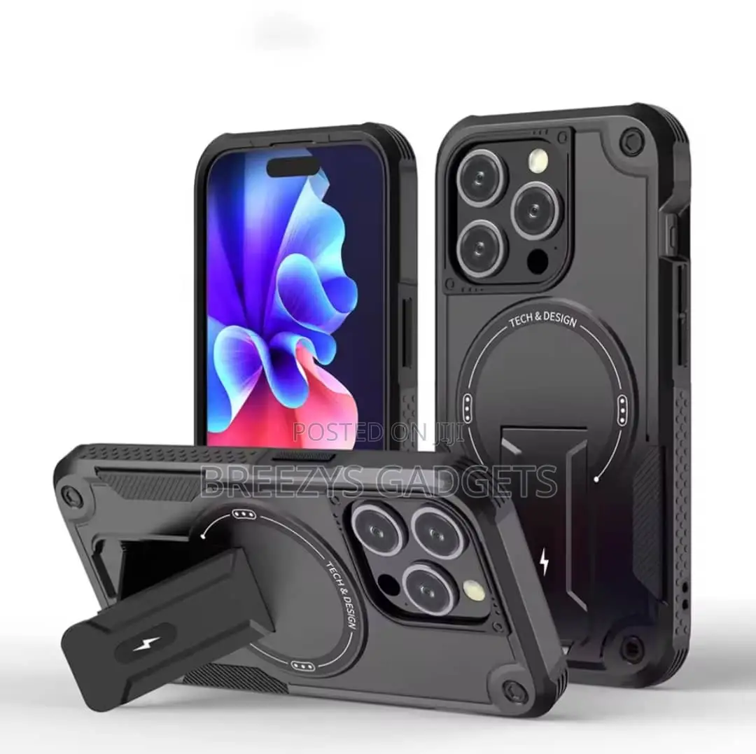 Cool Mecha for Magsafe Magnetic Stand Invisible Support iPhone Case