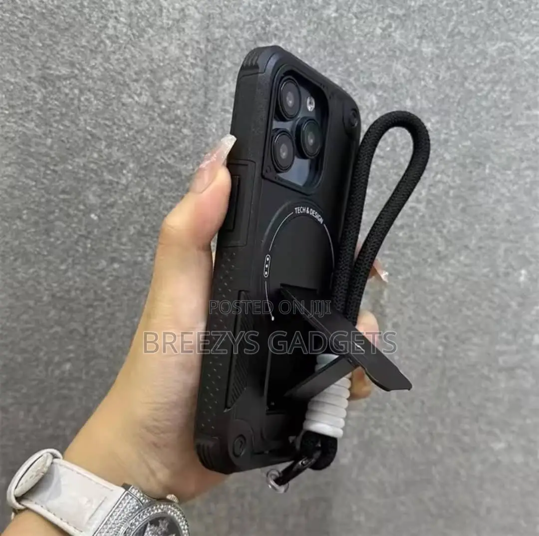 Cool Mecha for Magsafe Magnetic Stand Invisible Support iPhone Case