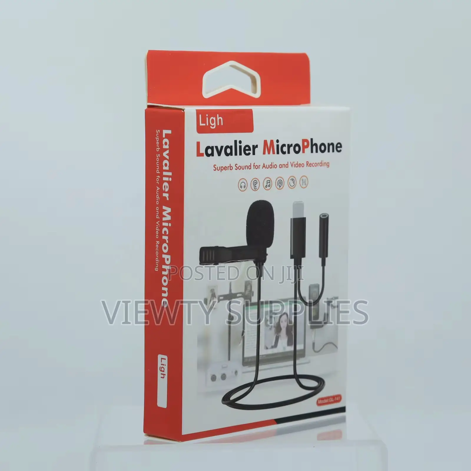 Mini Clip-on Lapel Lavelier Microphone for iPhone