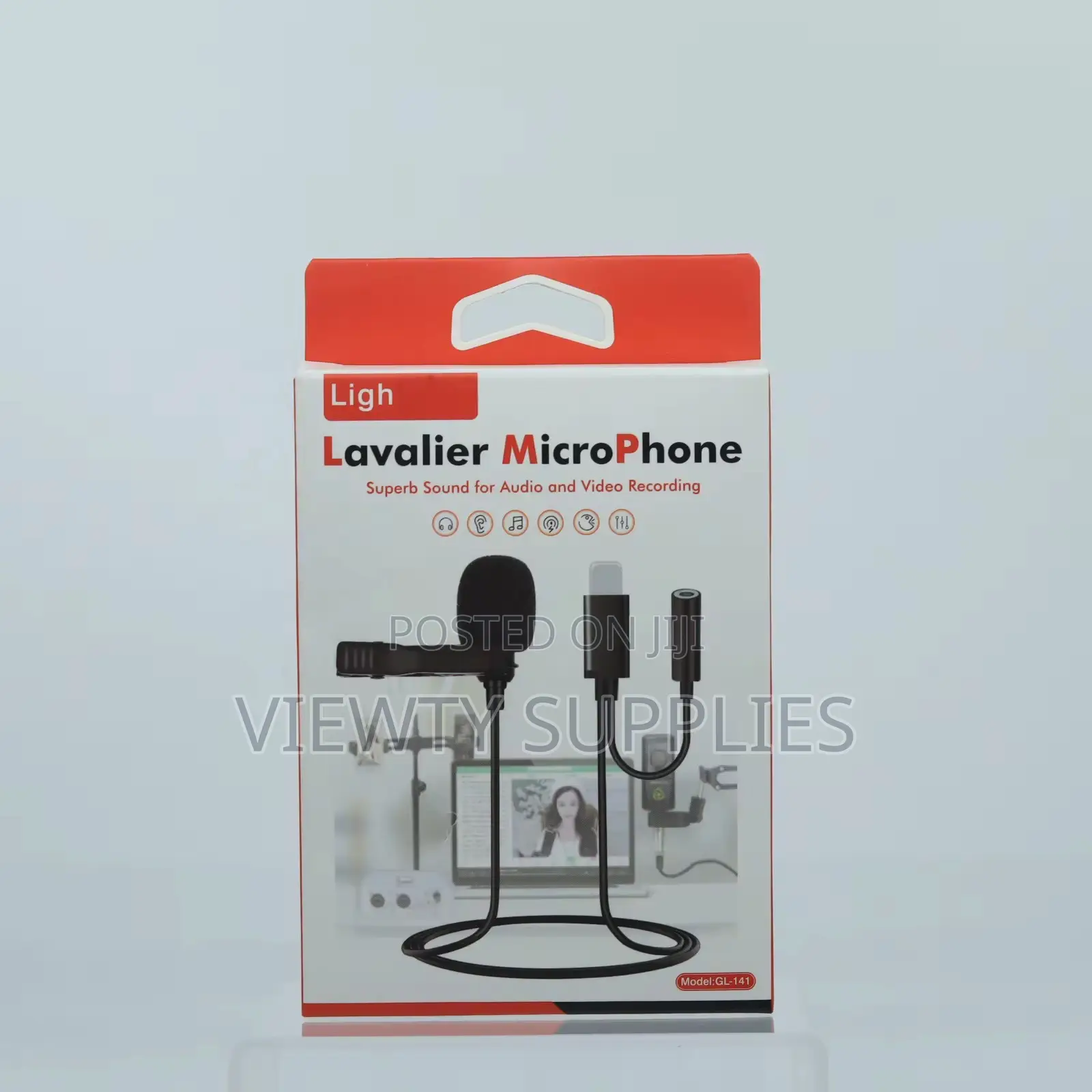 Mini Clip-on Lapel Lavelier Microphone for iPhone