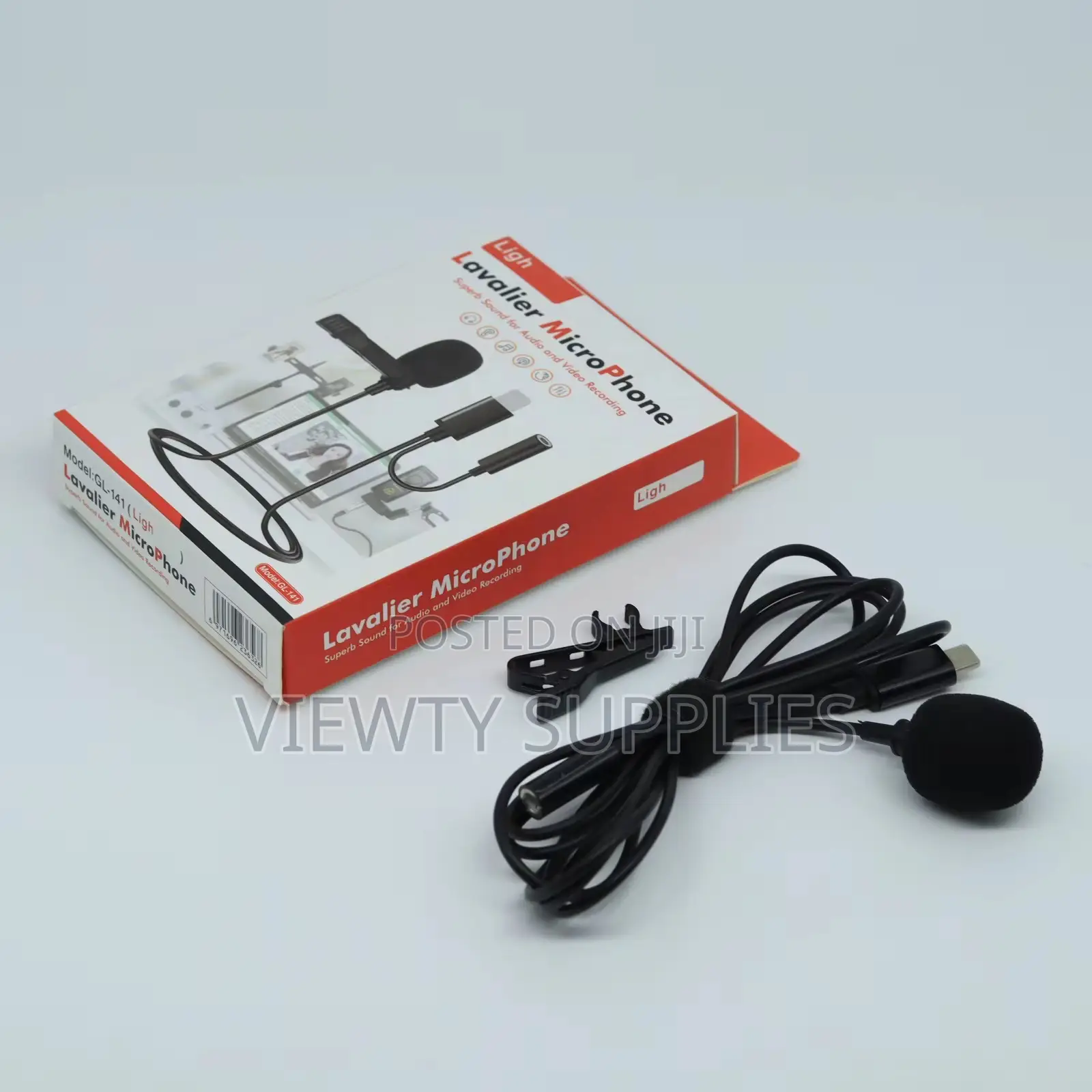 Mini Clip-on Lapel Lavelier Microphone for iPhone