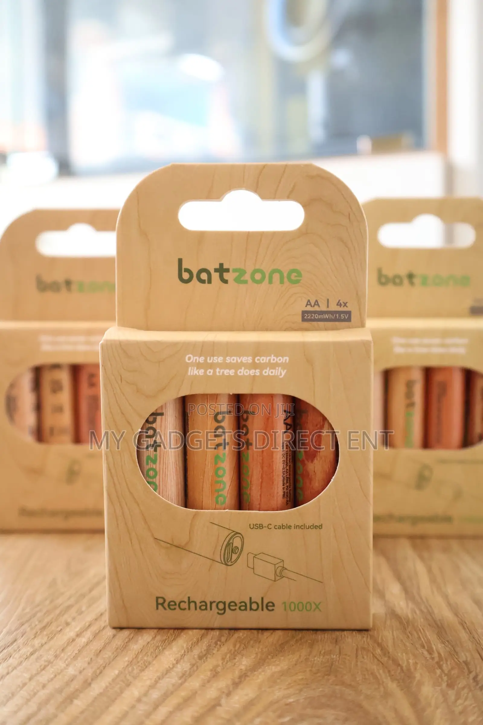 Batzone Usb-C Li-Ion Rechargeable Battery Aaa 666mwh (4pcs)