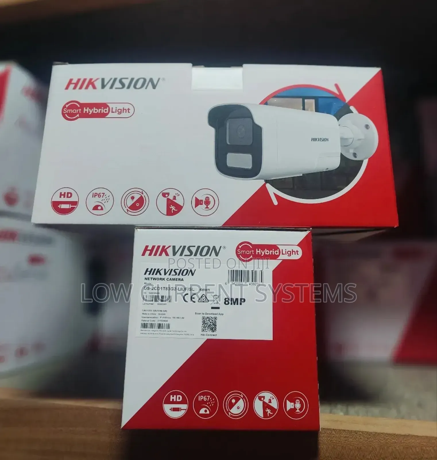 Hikvision 8mp Two Ways Audio 50m Strobe Light Audio 2cd1t83g2-Liuf/Sl