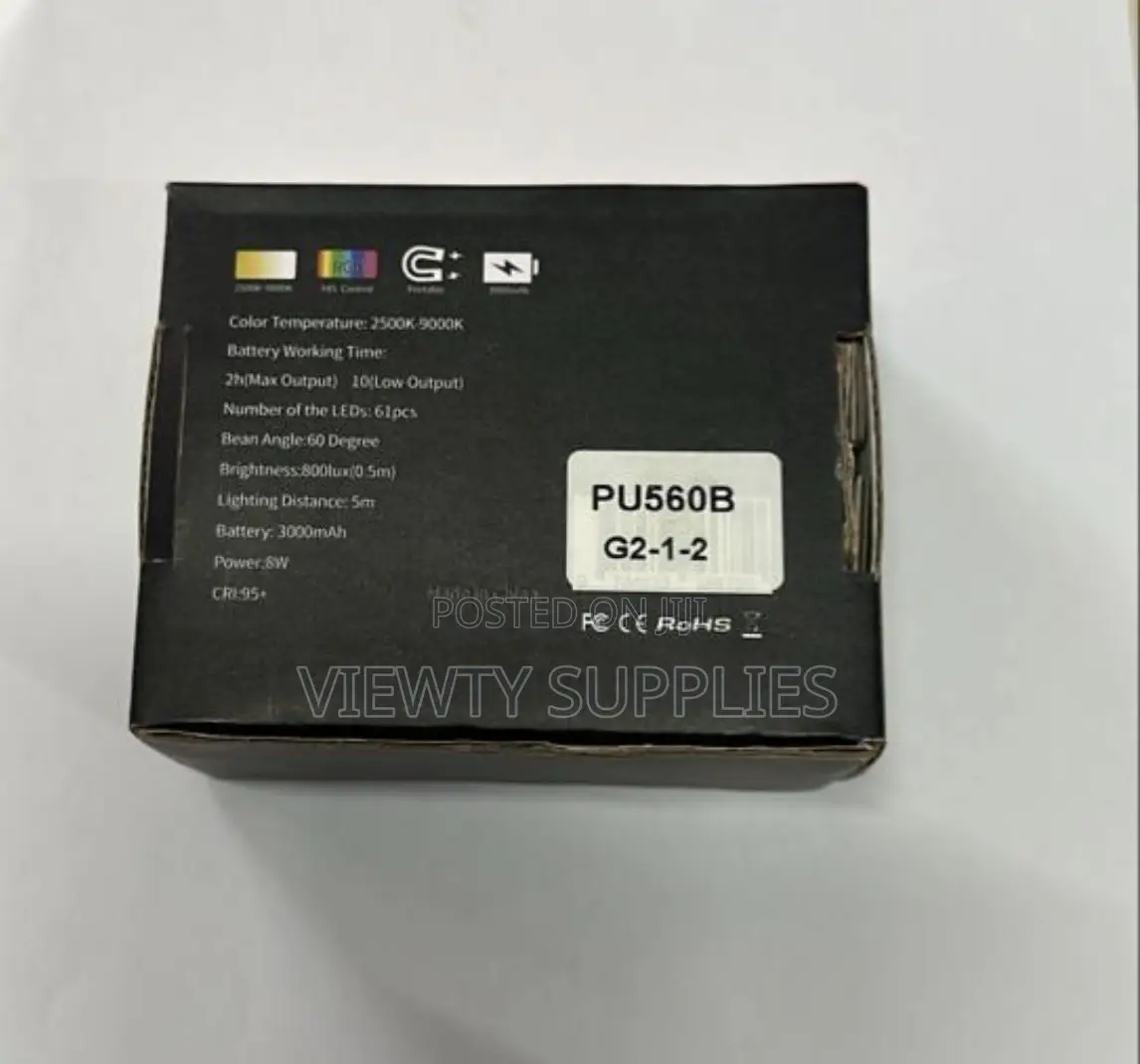 RGB Rechargeable 5200mah on Camera Video Light for Youtube DSLR Vlog