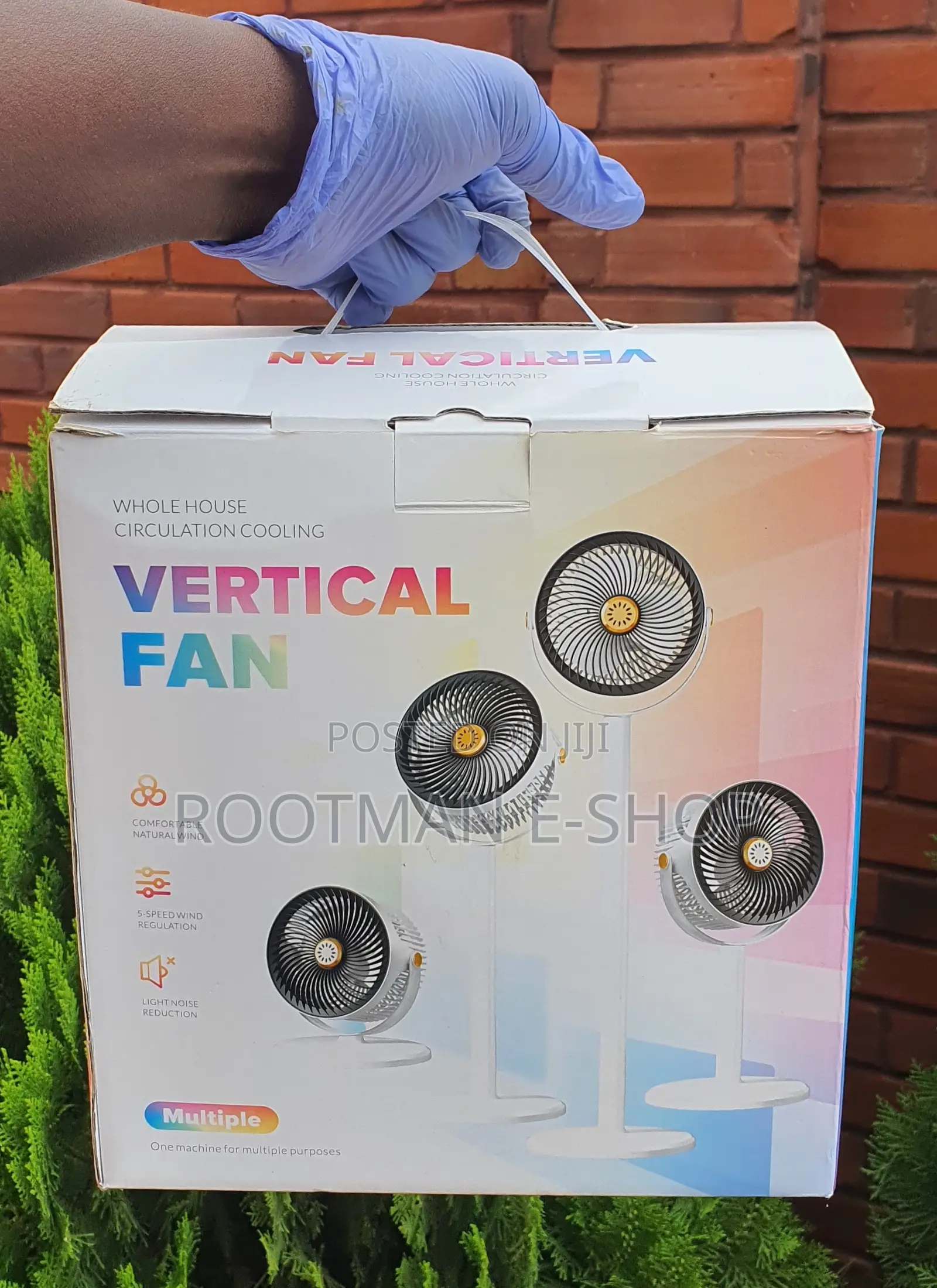 5 Speed Chargeable Vertical Fan