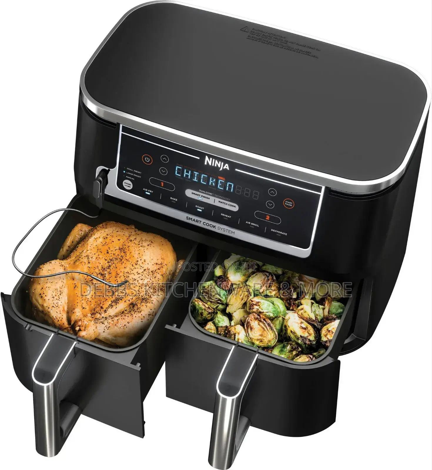 7.5litre Ninja Foodi Nonstick Dual Air Fryer Germany