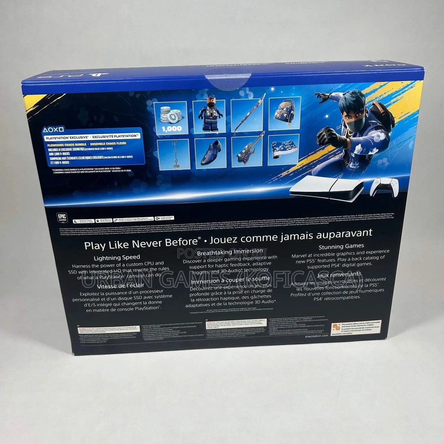 Ps5 Digital Slim + Fortnite Flowering Chaos Bundle Sealed