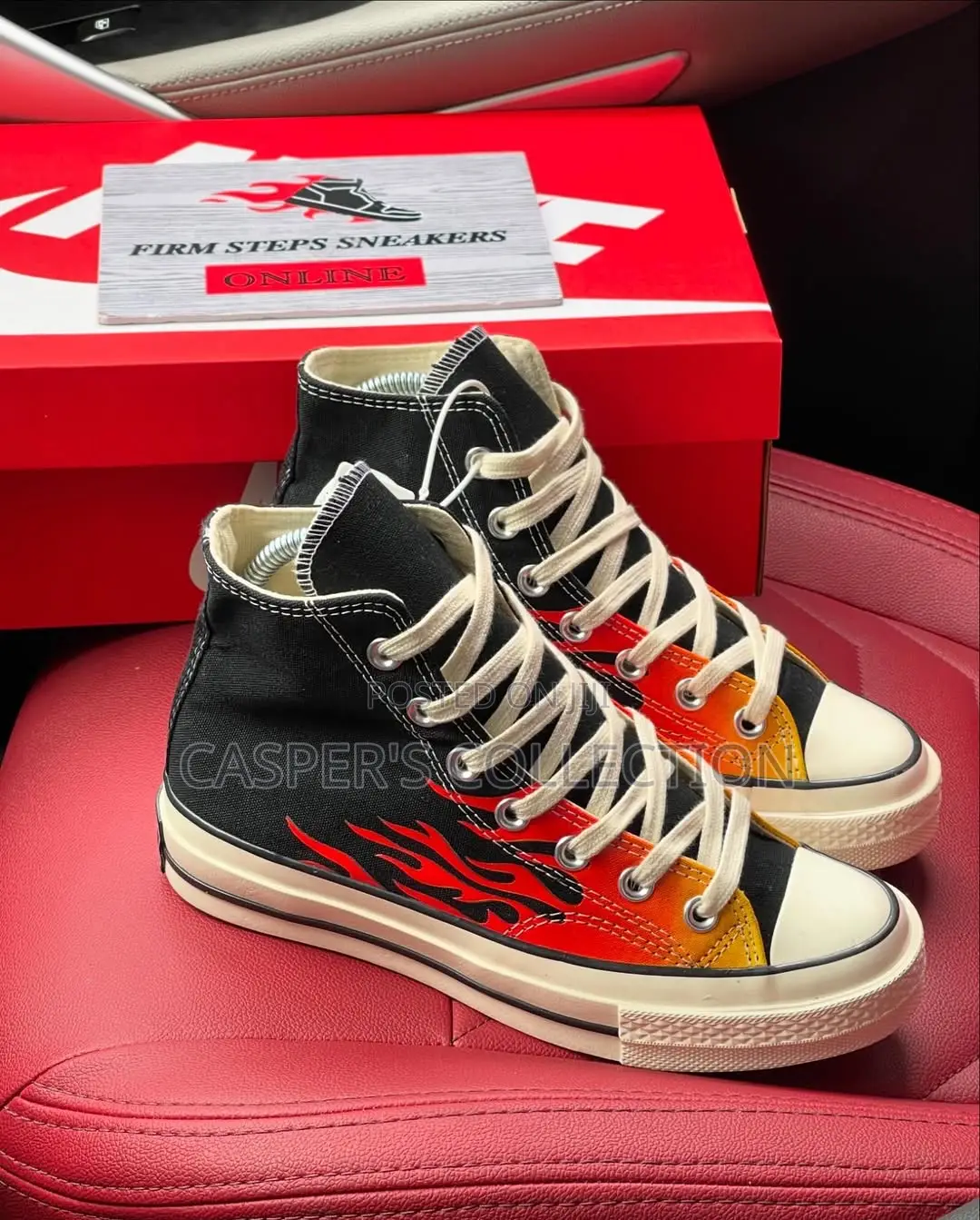 Converse Chuck 70 High"Archive Print Flames"