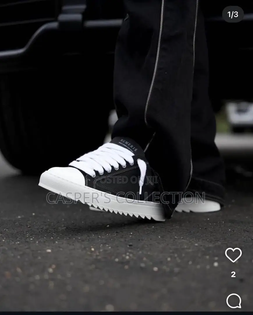 Numeris Atelier "Acrylic Black" Sneakers