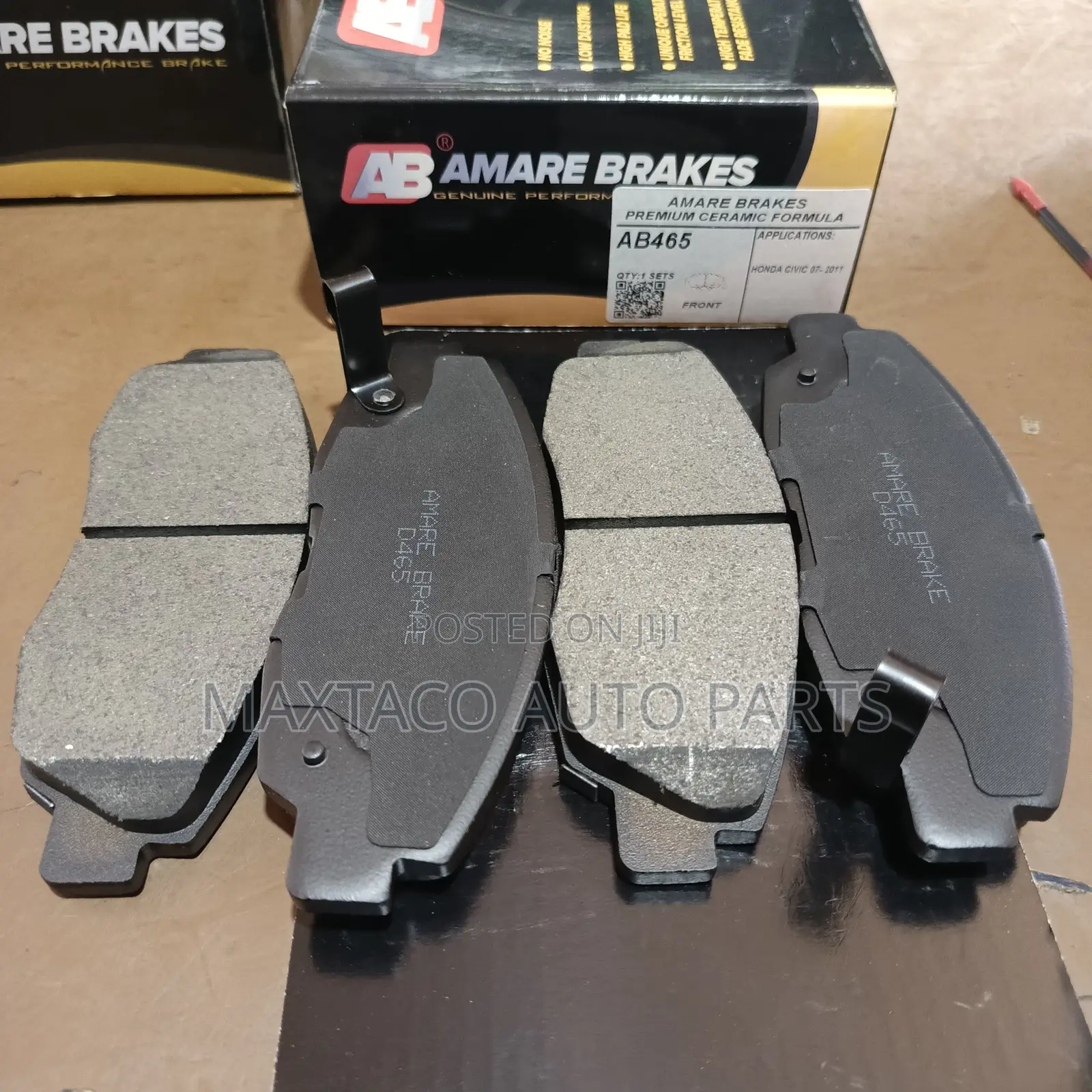 Amare Ab465 Premium Brake Pad for Honda Civic 2007-2011