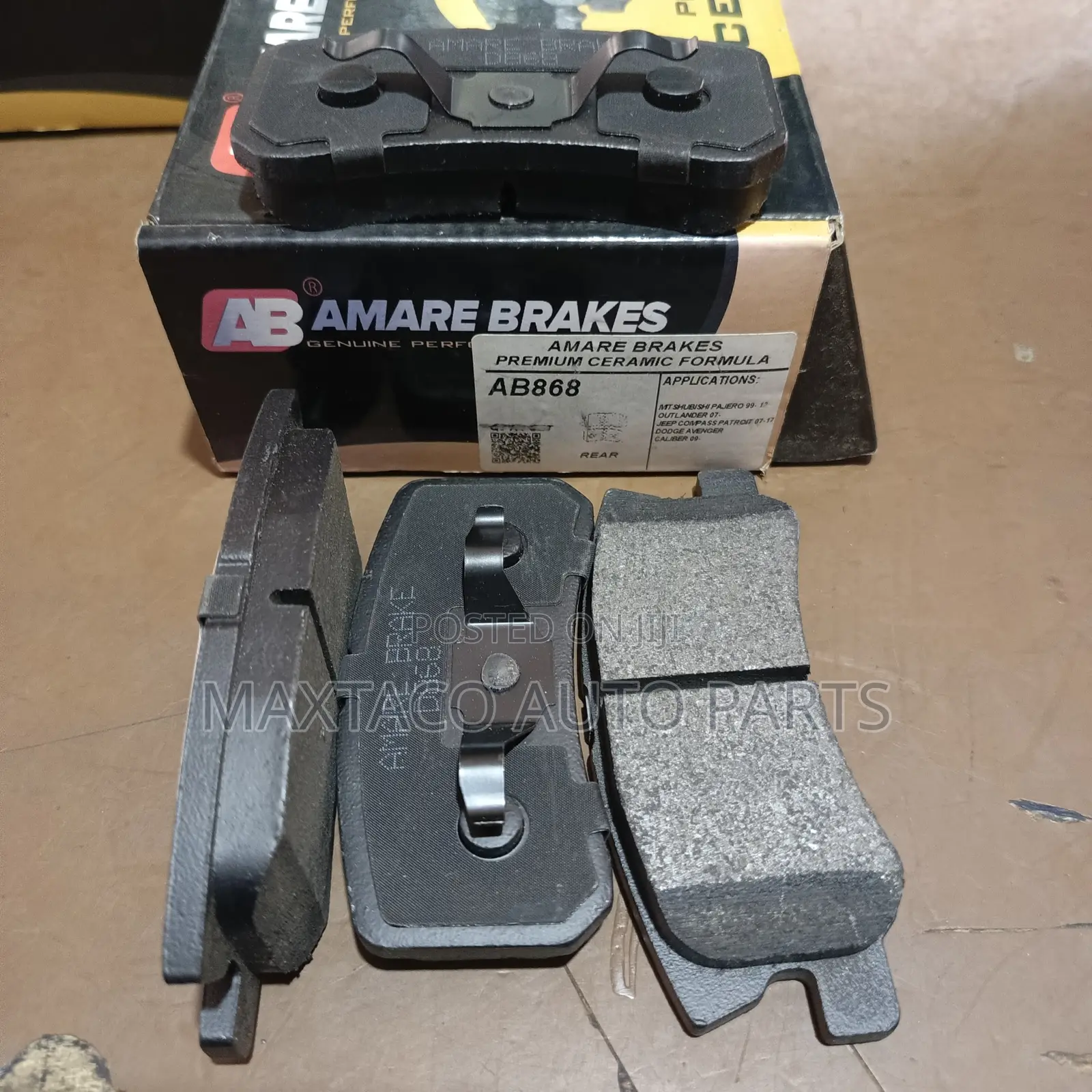 Amare Ab868 Premium Brake Pad for Mitsubishi Outlander 2007-2015