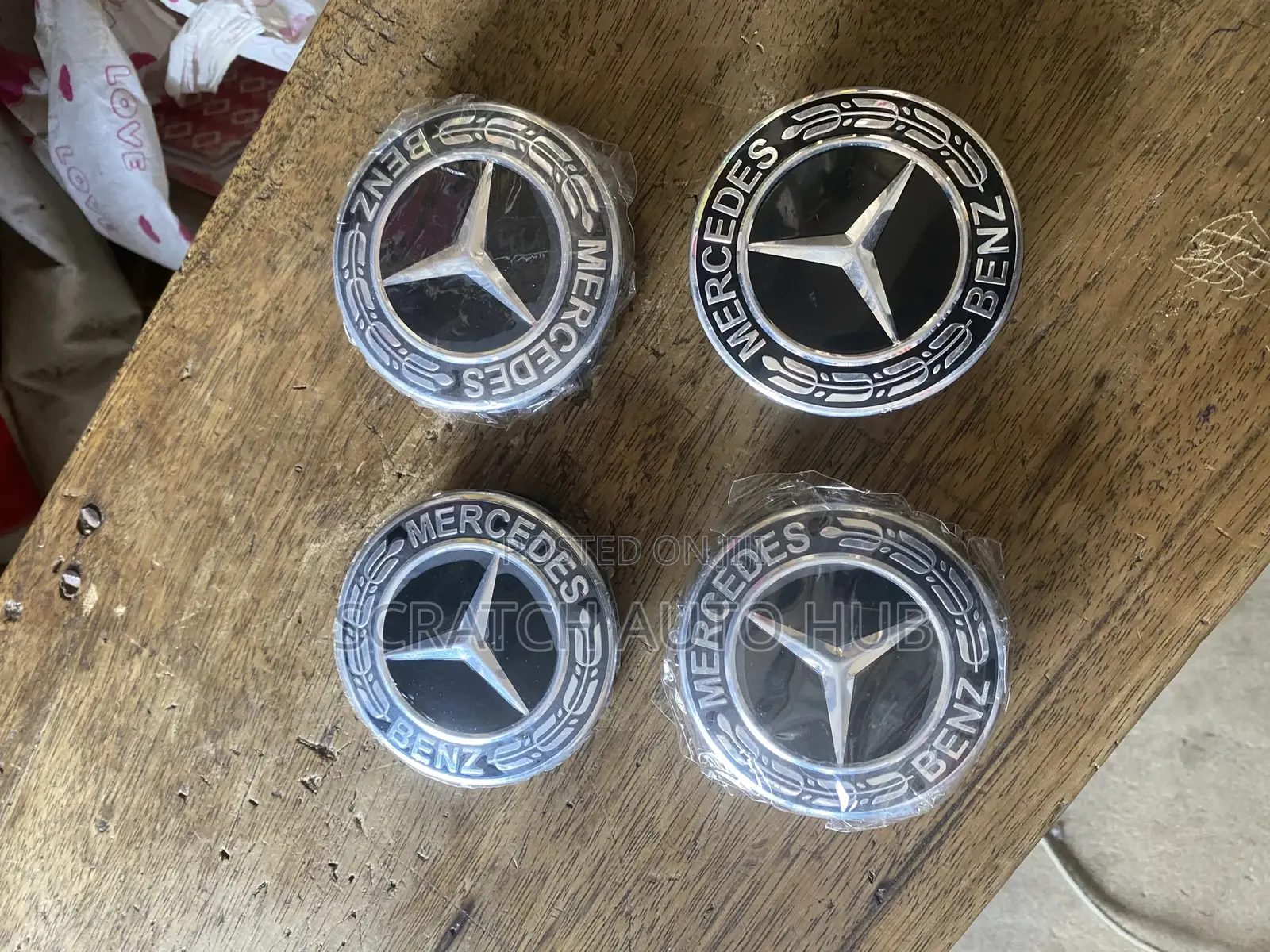 Mercedes Benz Wheel Cup Cover Available