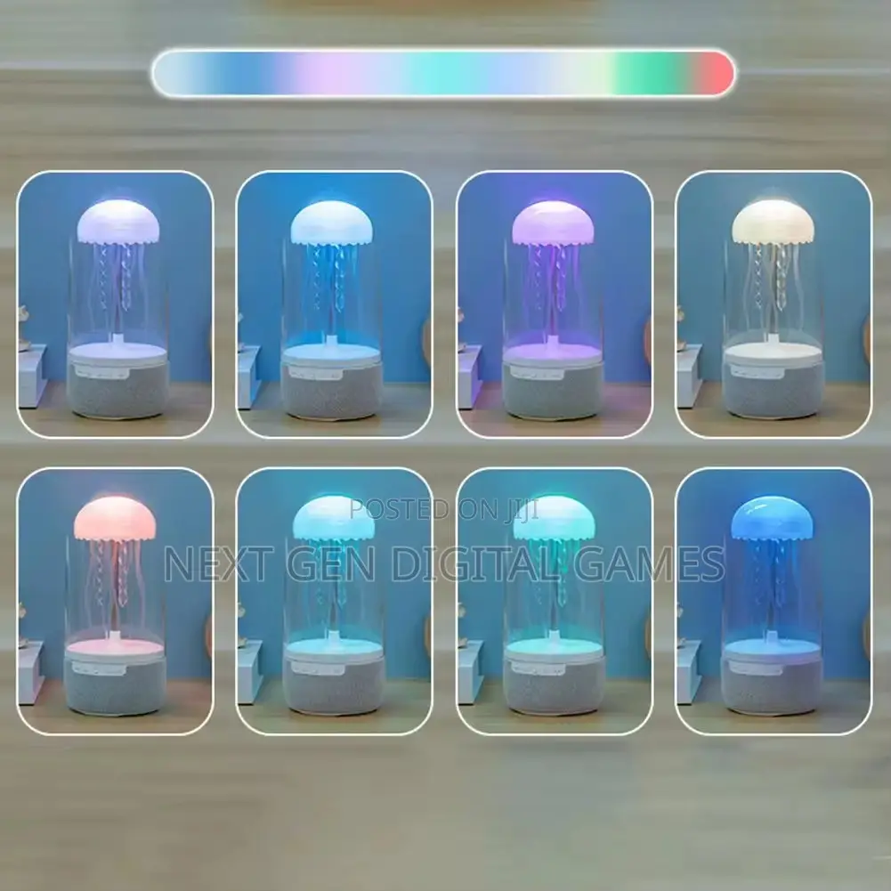 Jellyfish Night Light With Speaker