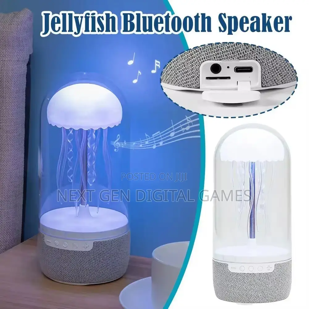Jellyfish Night Light With Speaker