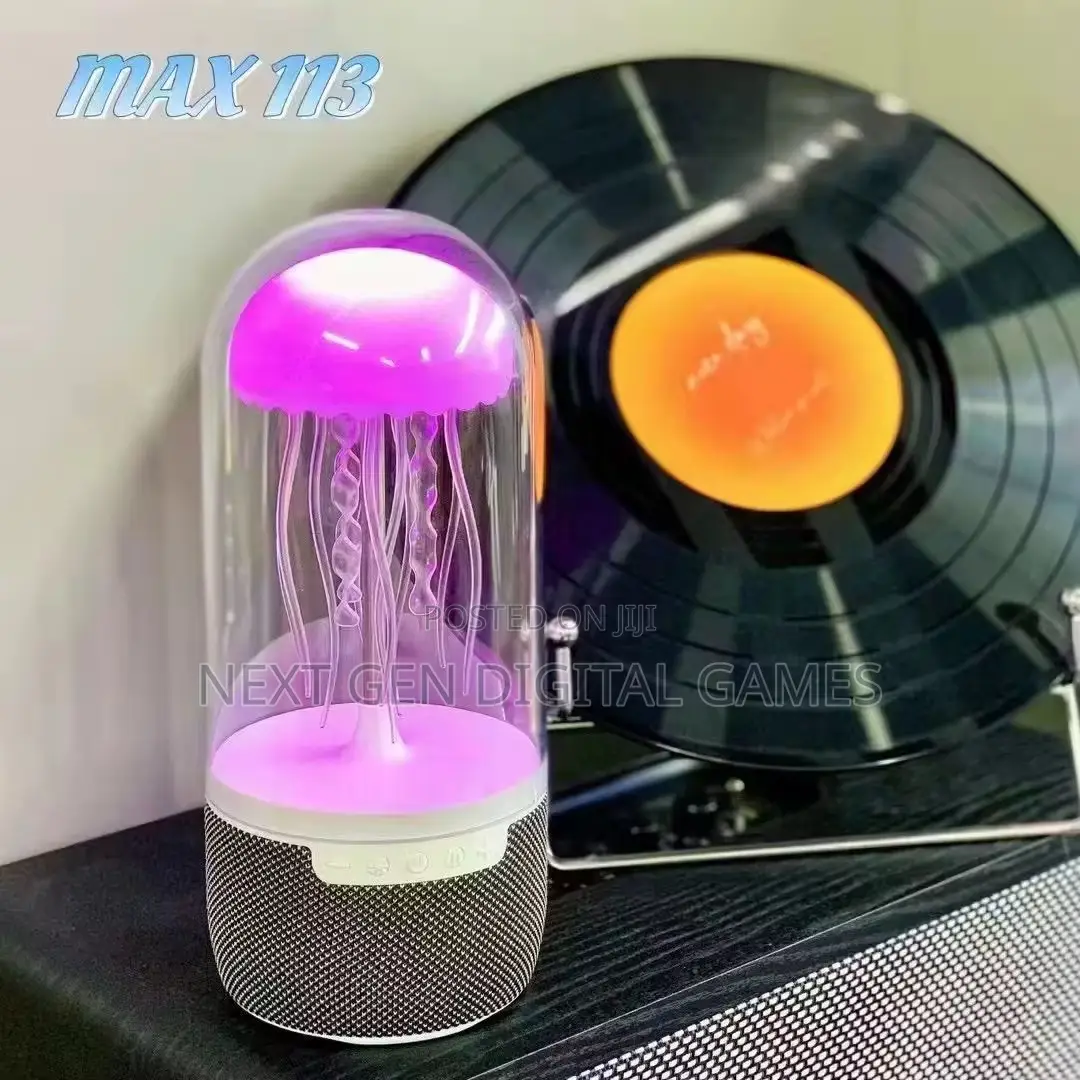 Jellyfish Night Light With Speaker