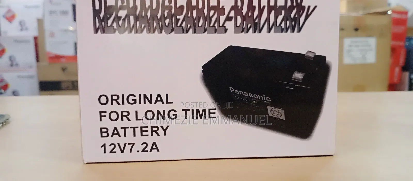 12v7.2 Ups Battery Panasonic