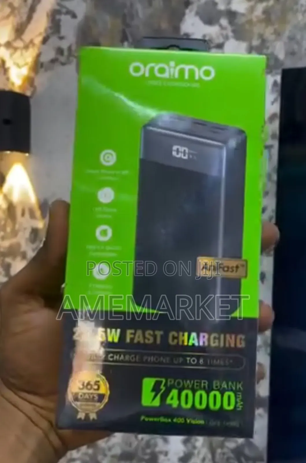 Oraimo Powerbox 400 Vision 40000mah 22.5w Power Bank