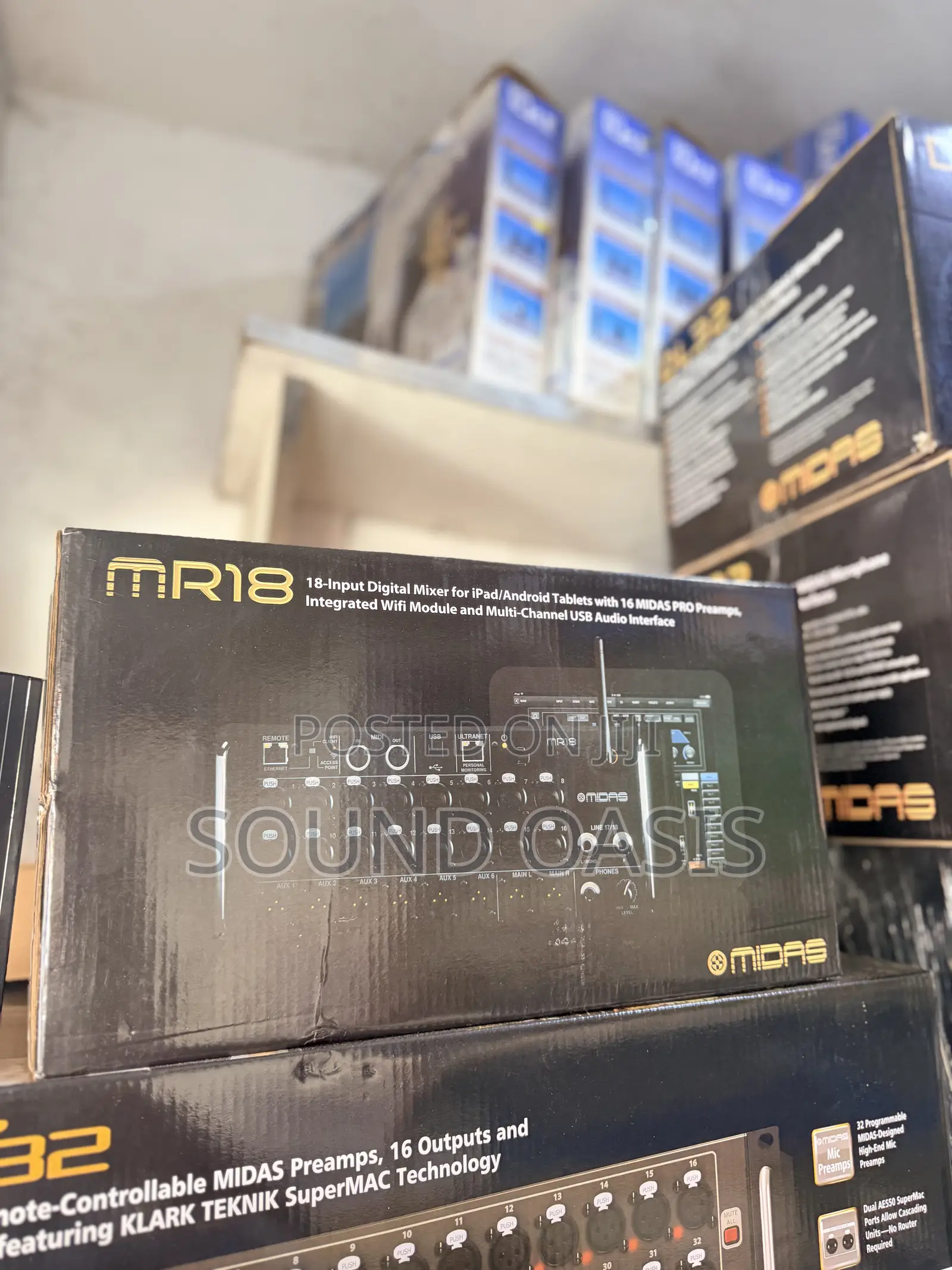 !!!!!Promo!!!!!  Midas Mr18 18-channel Tablet-controlled Digital Mixer