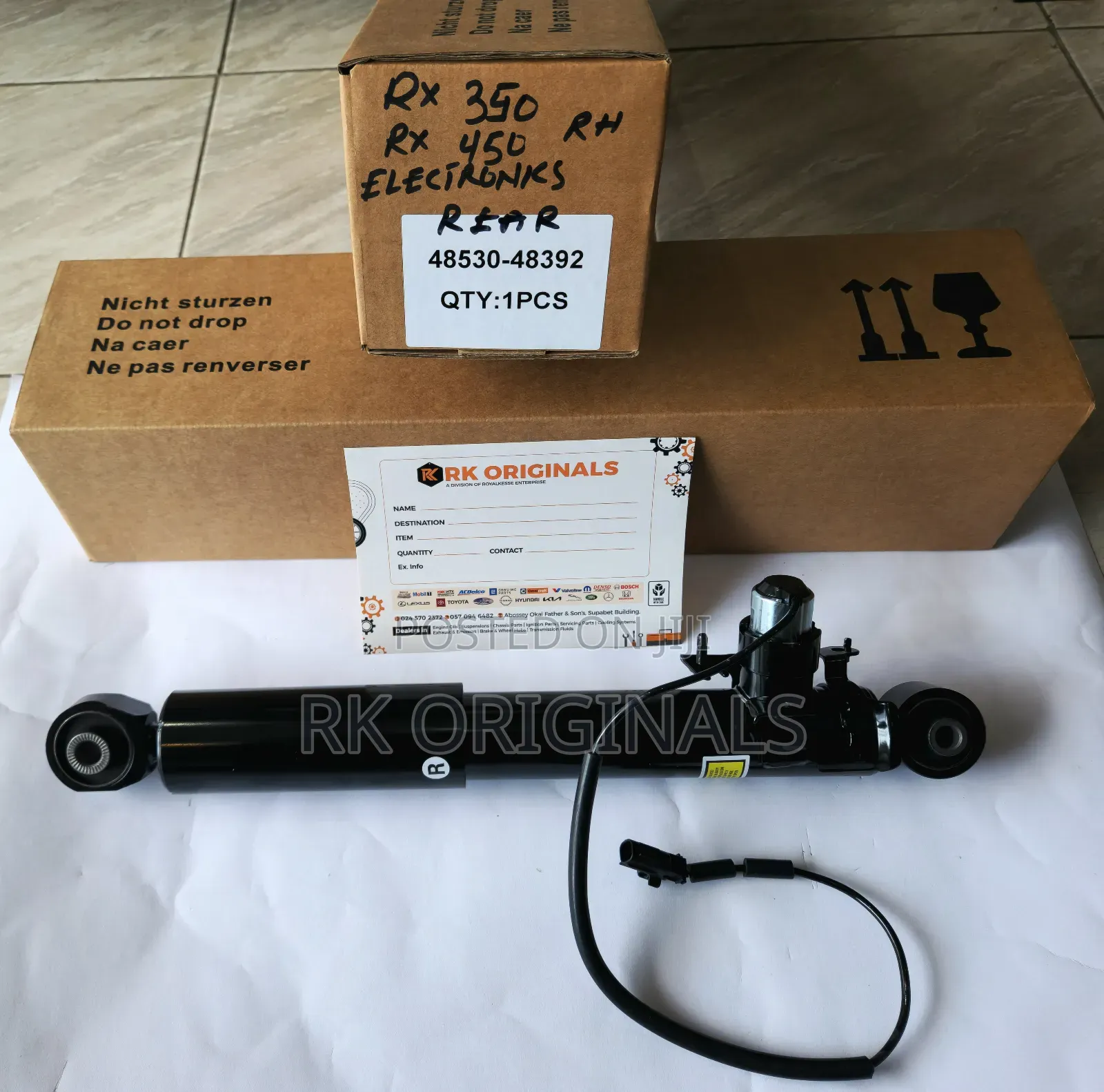 Lexus Rx200t/350/450h 2016-2025 Rear Shock Absorber Lh & Rh From Japan
