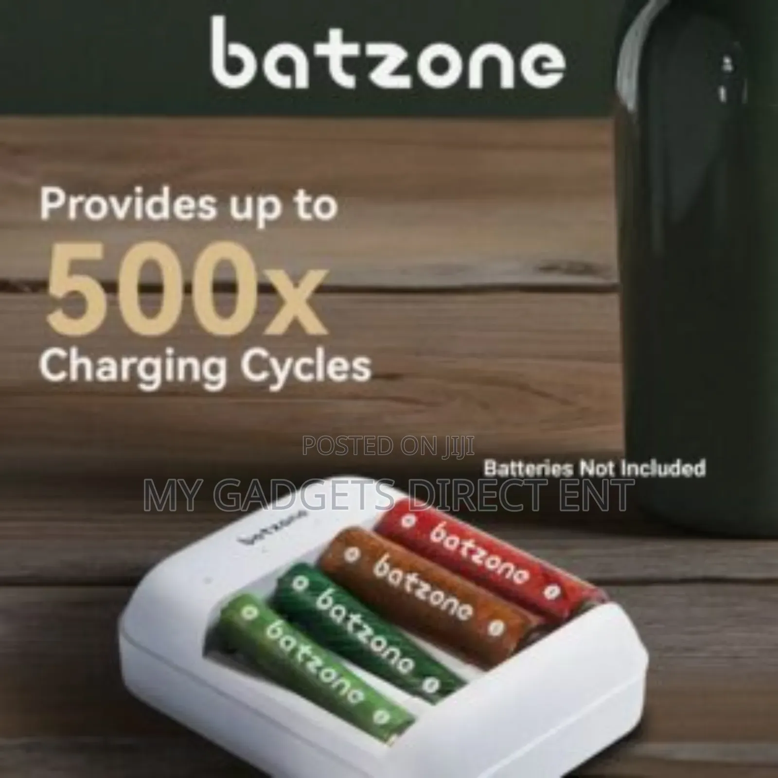 Batzone Ni-Mh Smart Charger 4 Slots(Aa/Aaa)