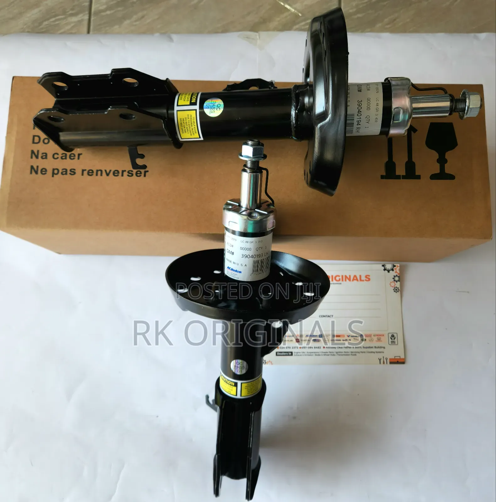 Chevrolet Cruze 2016-2019 Ac Delco Front Shocks Imported From Usa🇺🇸
