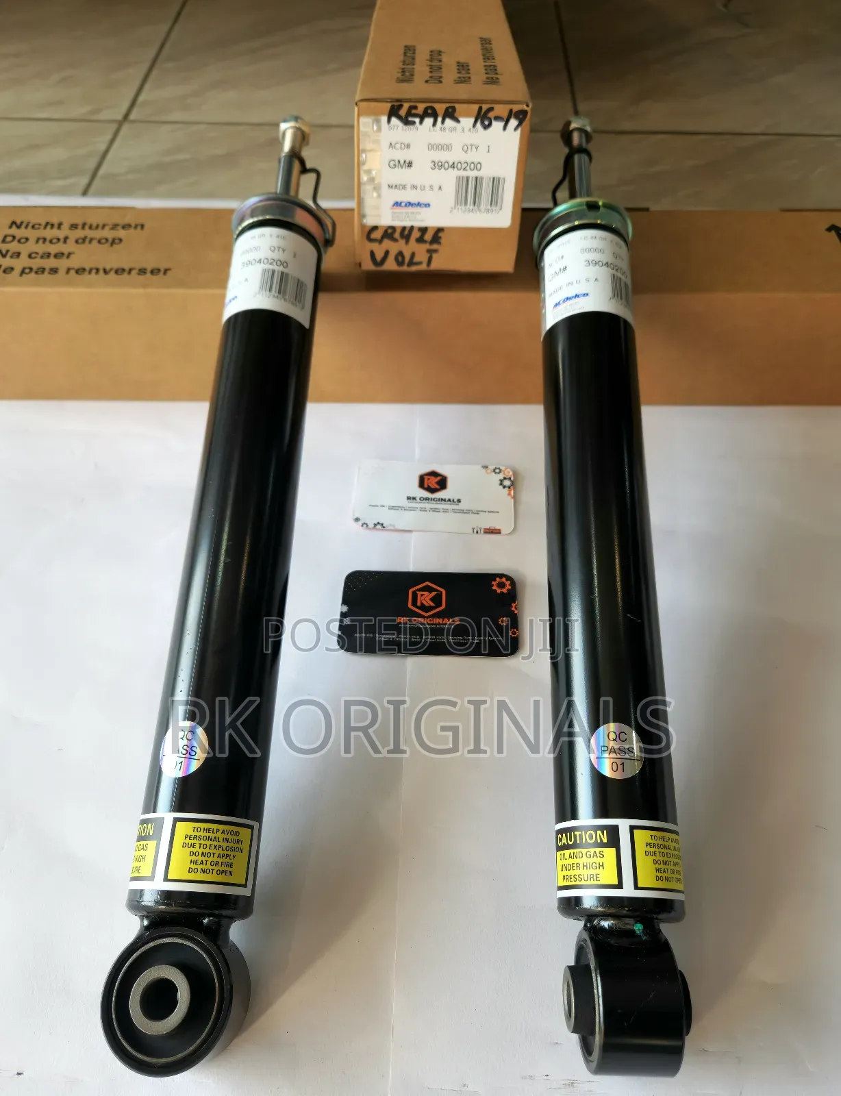 Chevrolet Cruze/Volt 2016-2019 Ac Delco Back Shocks From Usa🇺🇸