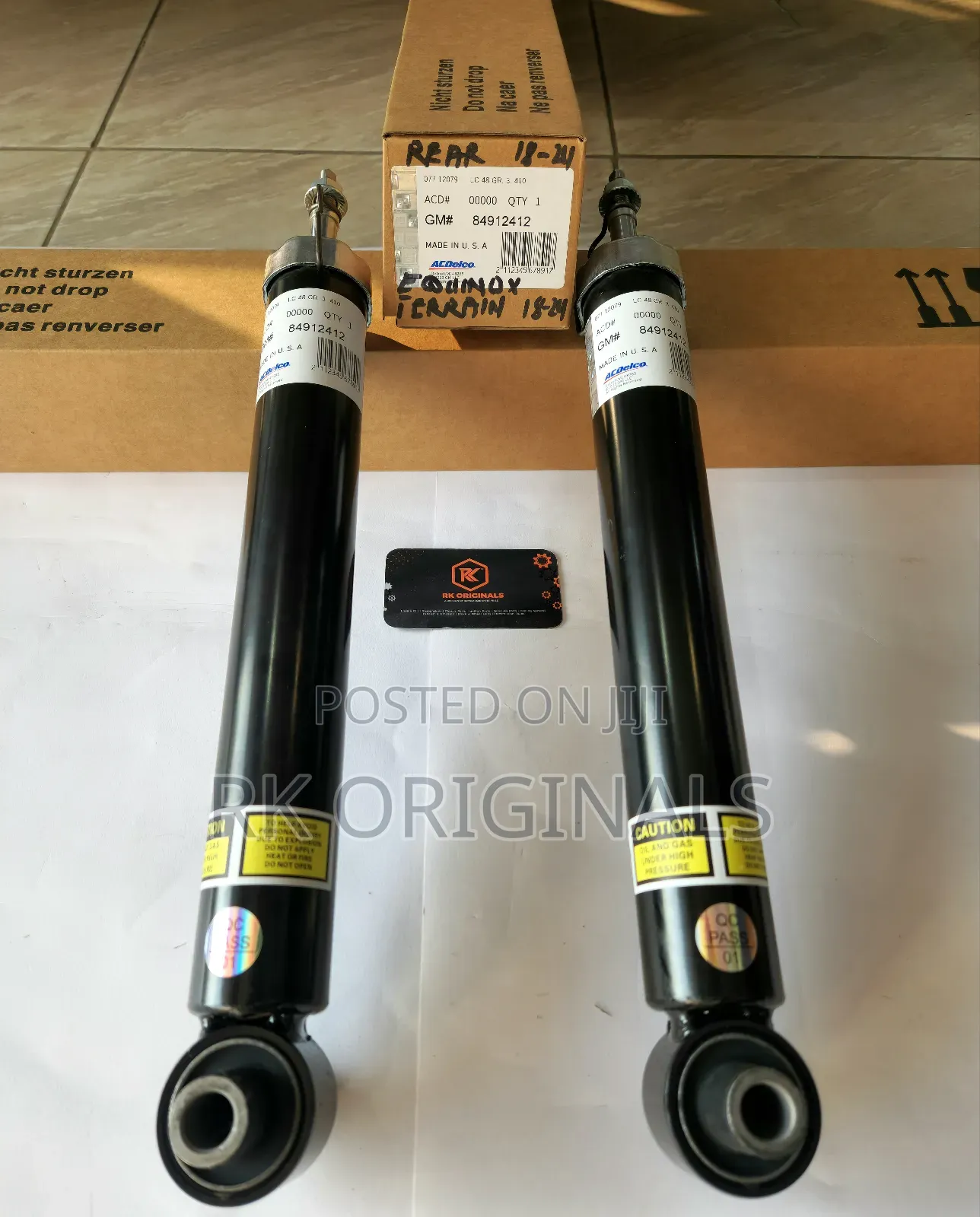 Chevrolet Equinox/Terrain 2018-2024 Ac Delco Back Shocks From Usa🇺🇸